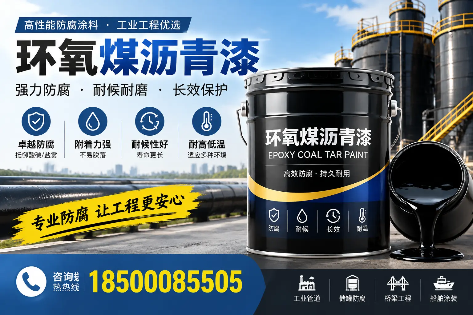 环氧煤沥青漆的施工方法与注意事项，确保在遂宁顺利完成